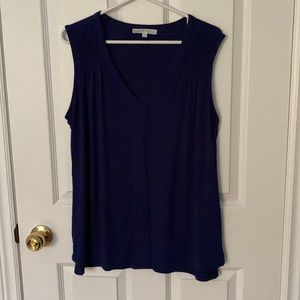 Ladies large petite jersey top